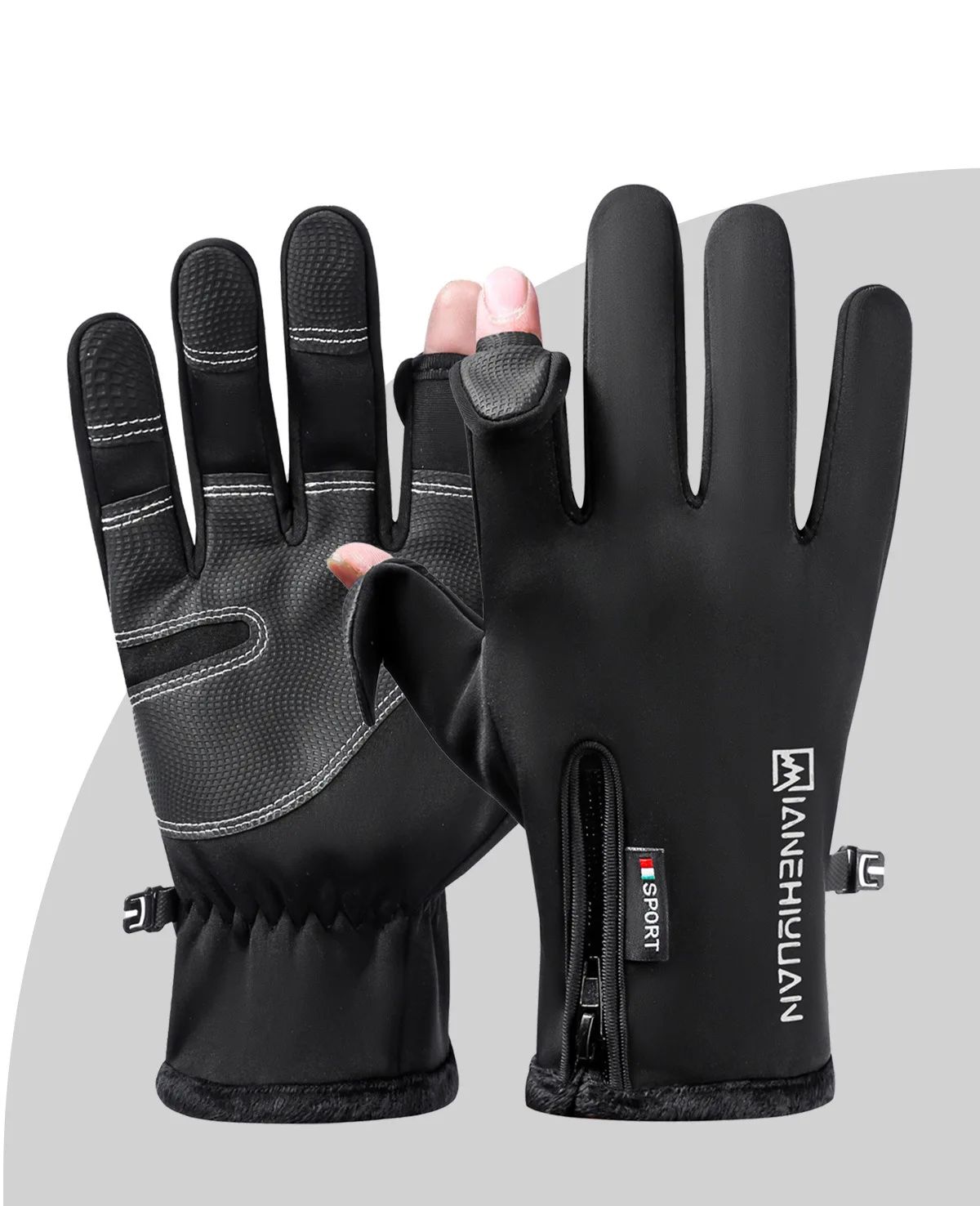 Ski Glove Waterproof - Fietshandschoenen Heren Touchscreen Waterdicht Winterfietshandschoenen Rijden