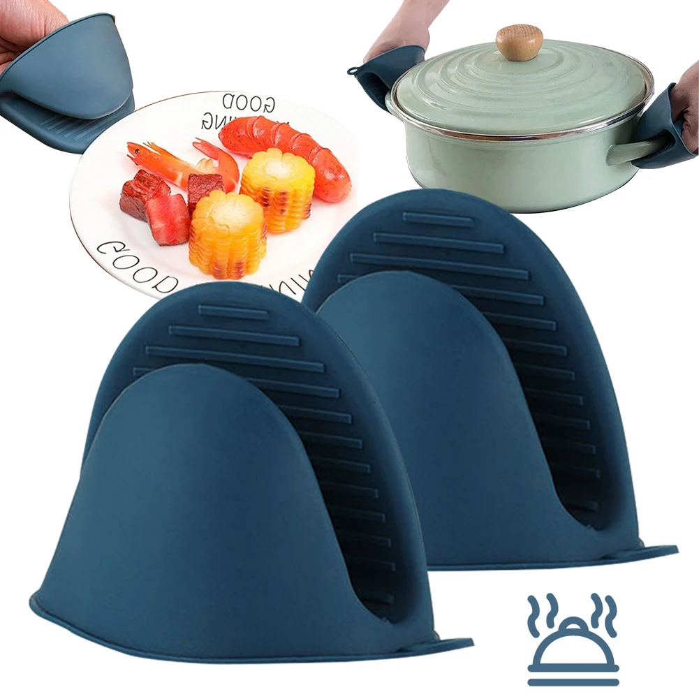 Oven Mitt Silicone - Siliconen ovenwanten Hittebestendige Pinch Potholders Antislip