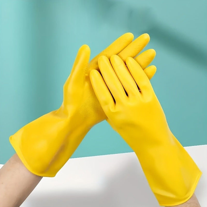 Dish Glove Rubber - 1 paar (2 stuks) rubberen handschoenen