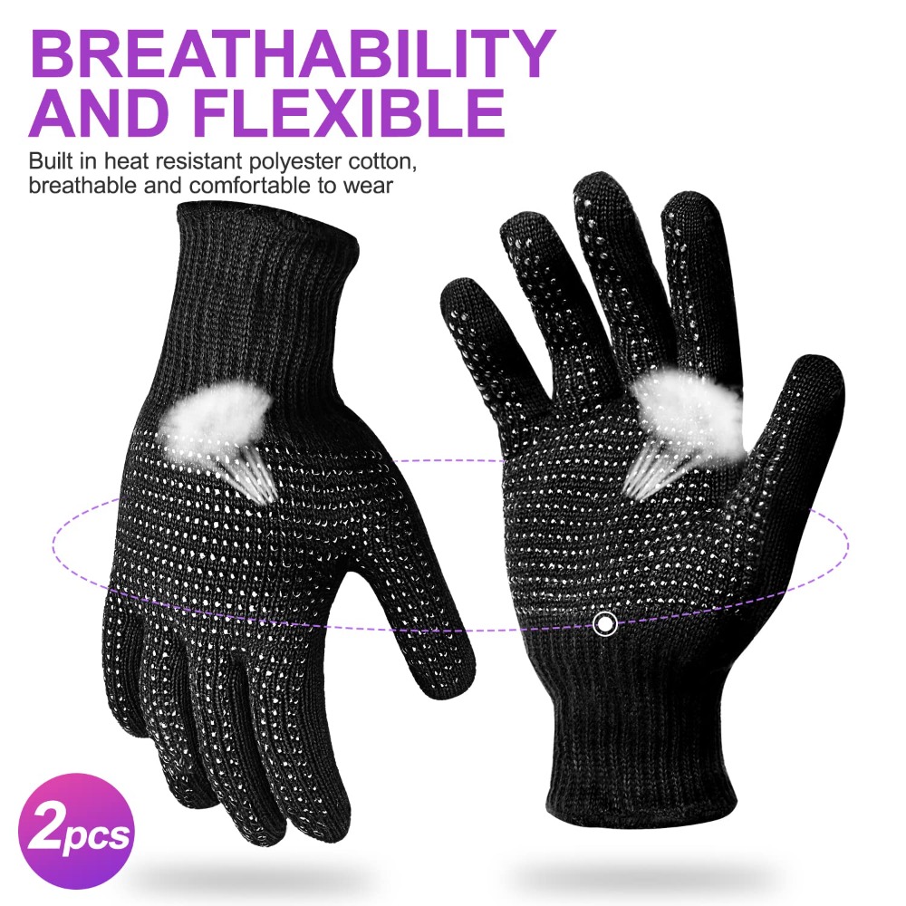 Heat Resistant Glove - Hittebestendige handschoenen met siliconen noppen, professionele