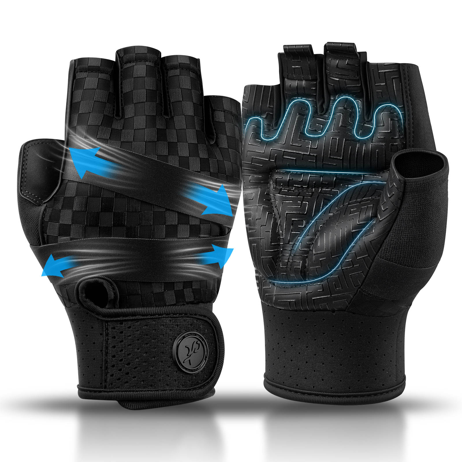 Workout Glove Gym - Gymhandschoenen voor heren Sport Multifunctionele ademende