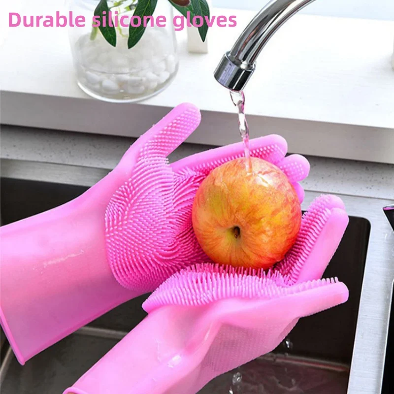 Dish Glove Rubber - Rubberen huishoudhandschoenen Antislip keukenreinigingshandschoenen Multifunctioneel voor