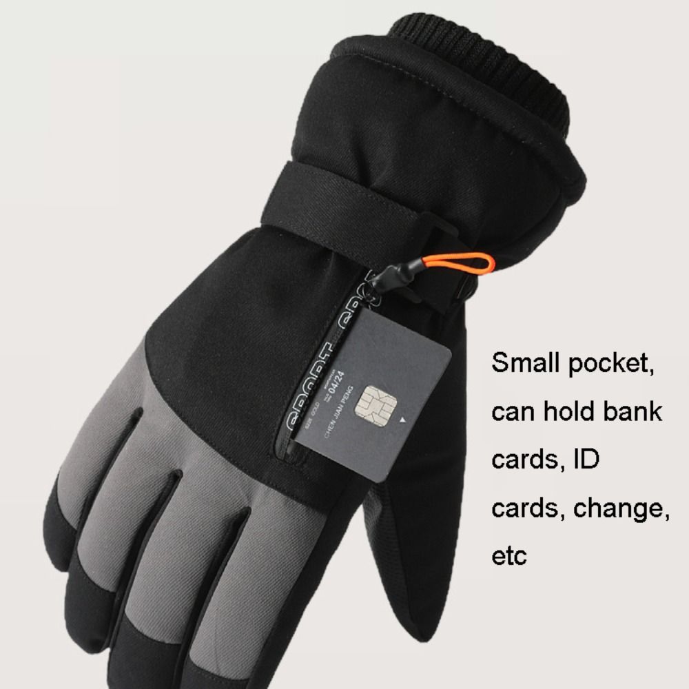 Ski Glove Waterproof - Winddichte winterwarme handschoenen Touchscreen verdikte snowboard-skihandschoenen