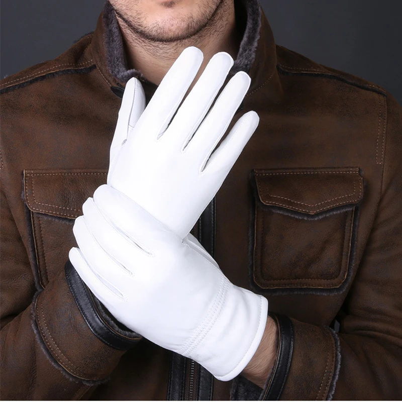 2025 Winter lederen witte hand - Leather Driving Glove recensie en prijs