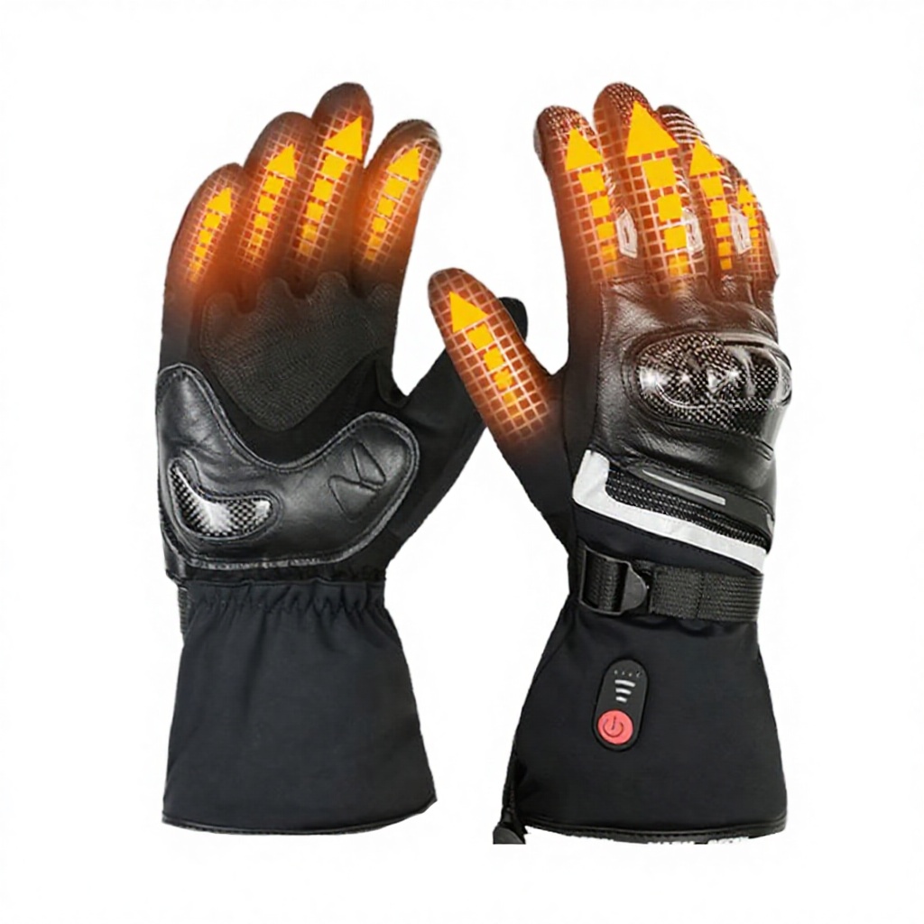 7.4V Verwarmde Motorhandschoen - Motorcycle Glove Knuckle recensie en prijs