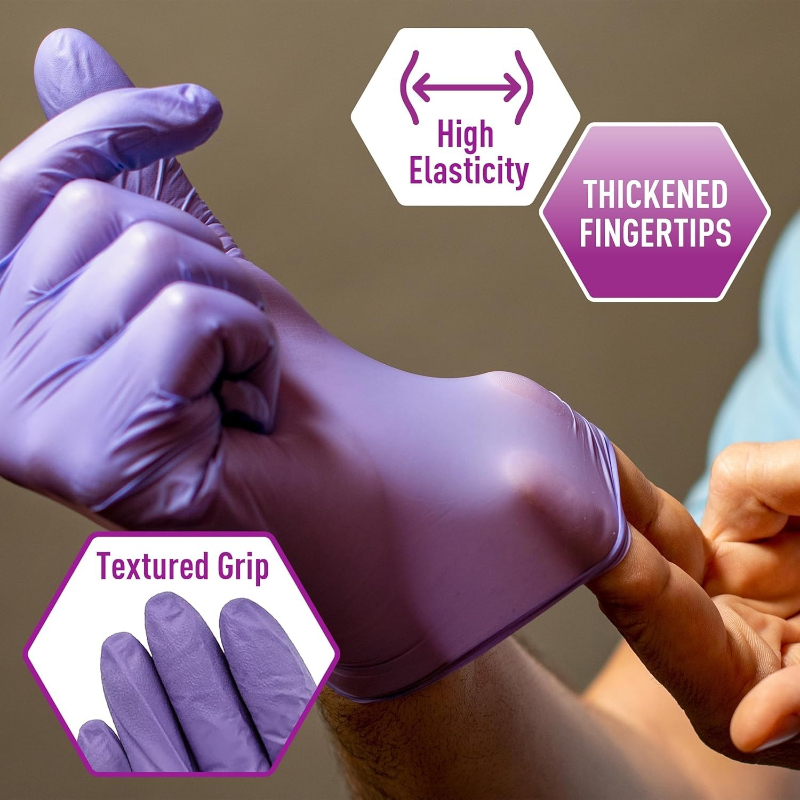 Zachte Max Paarse Nitril Hands - Exam Glove Nitrile recensie en prijs