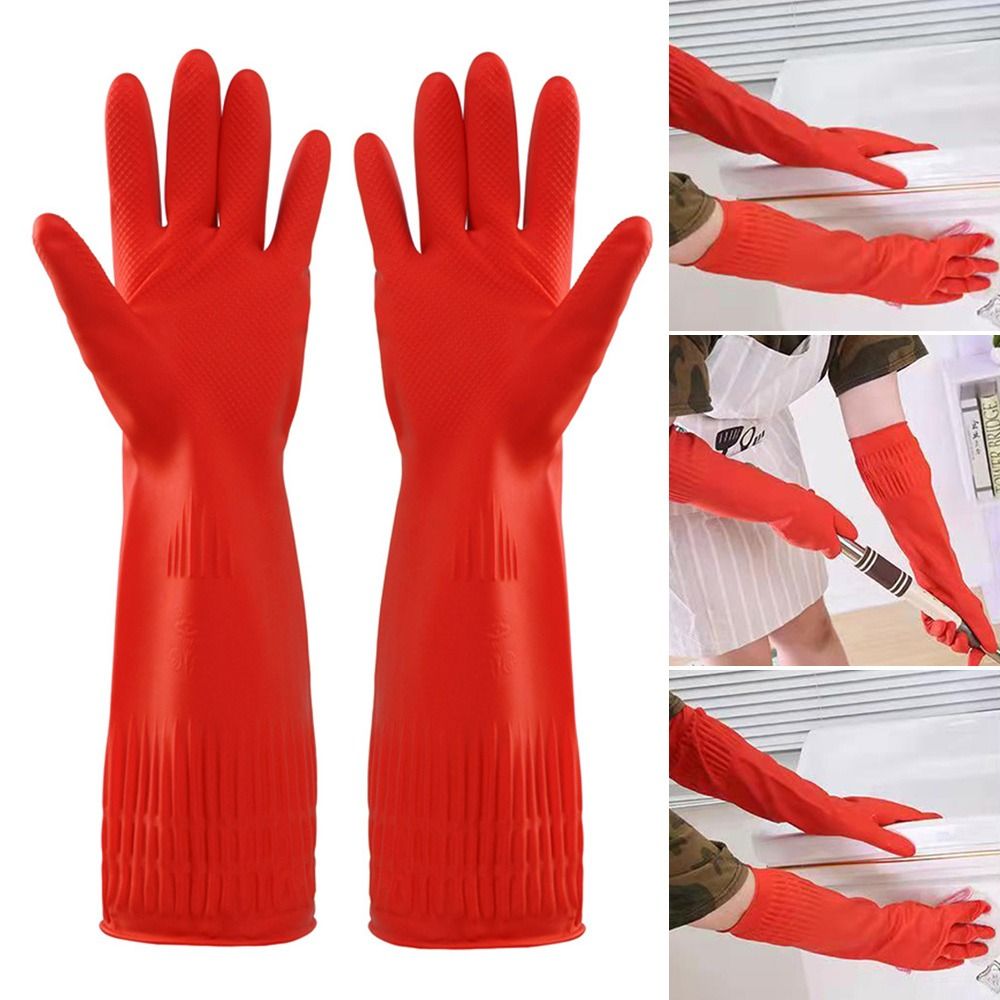 1 Paar Stevige Rubberen Handsc - Rubber Glove Cleaning recensie en prijs