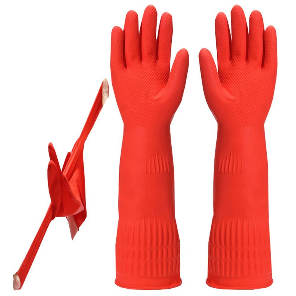 1 Paar Stevige Rubberen Handsc - Rubber Glove Cleaning recensie en prijs