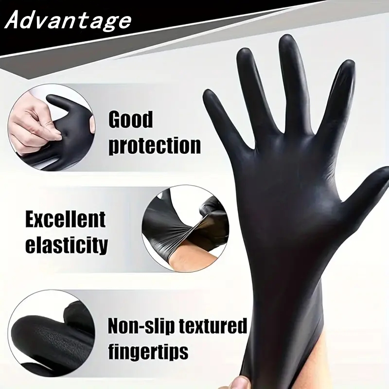 20 STKS Zwarte Wegwerp Nitril  - Nitrile Mechanic Glove recensie en prijs