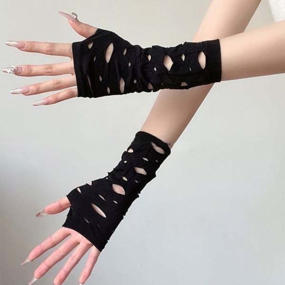 Mouwhoezen Gescheurde armwarme - Fingerless Glove Knit recensie en prijs