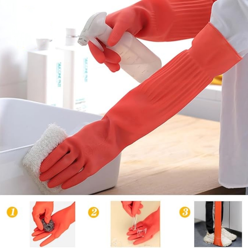 45CM extra lange rubberen scho - Dish Glove Rubber recensie en prijs