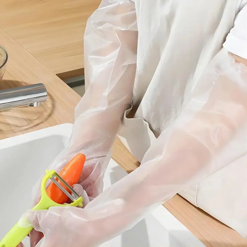 30 STKS Wegwerp armbeschermerh - Rubber Glove Cleaning recensie en prijs