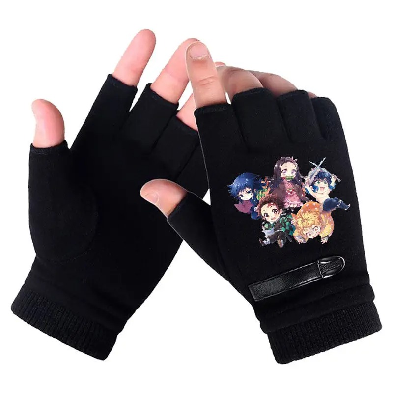 Anime Demon Slayer Student Hal - Fingerless Glove Knit recensie en prijs
