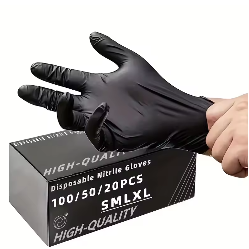 100/50/20PCS Zwarte Nitril Han - Nitrile Mechanic Glove recensie en prijs