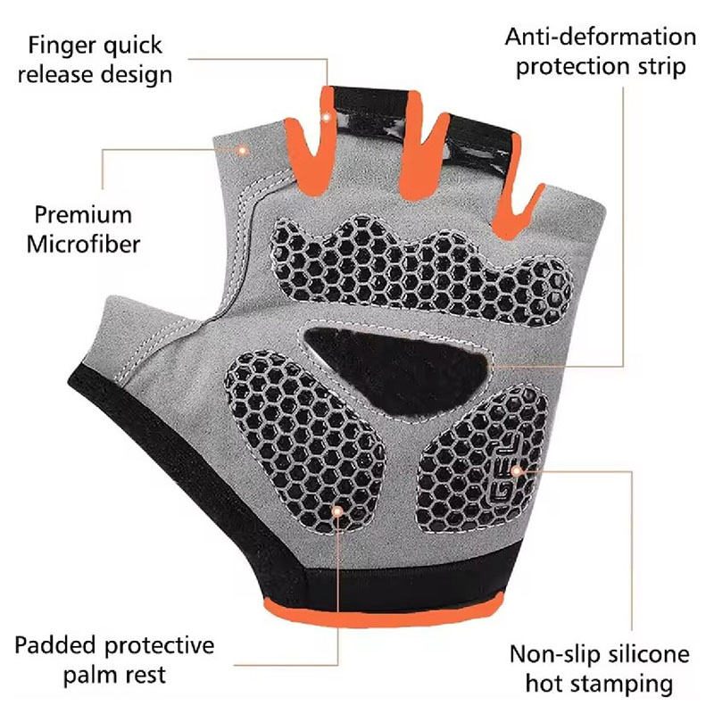 Ademende antislip halfvingerha - Workout Glove Gym recensie en prijs