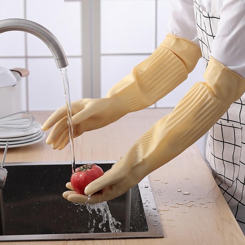 Lange herbruikbare rubberen af - Dish Glove Rubber recensie en prijs