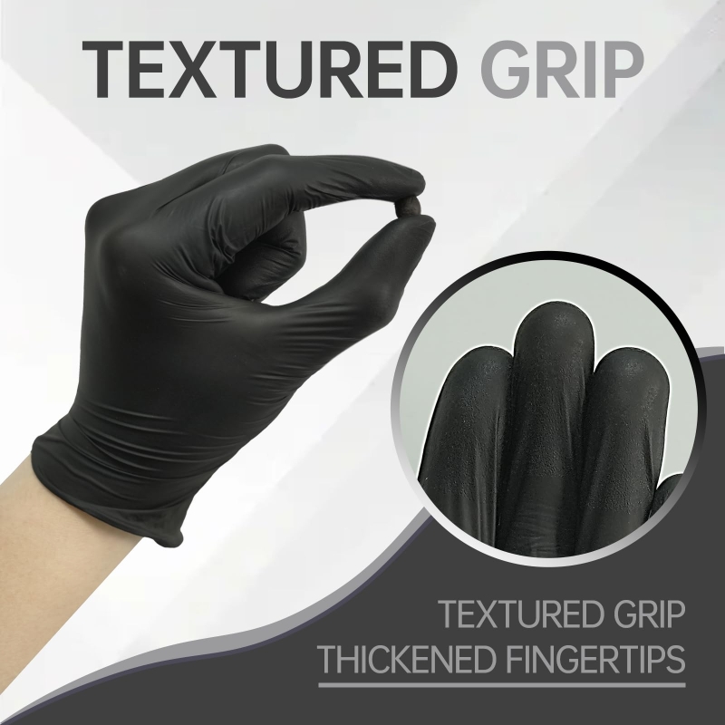 100 STKS Zwarte Nitril Handsch - Nitrile Mechanic Glove recensie en prijs