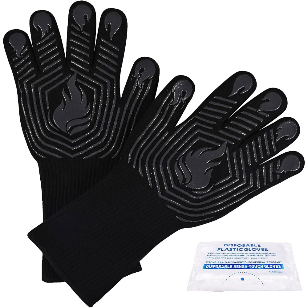 BBQ-handschoenen, 1472 ° Hitte - Oven Mitt Silicone recensie en prijs